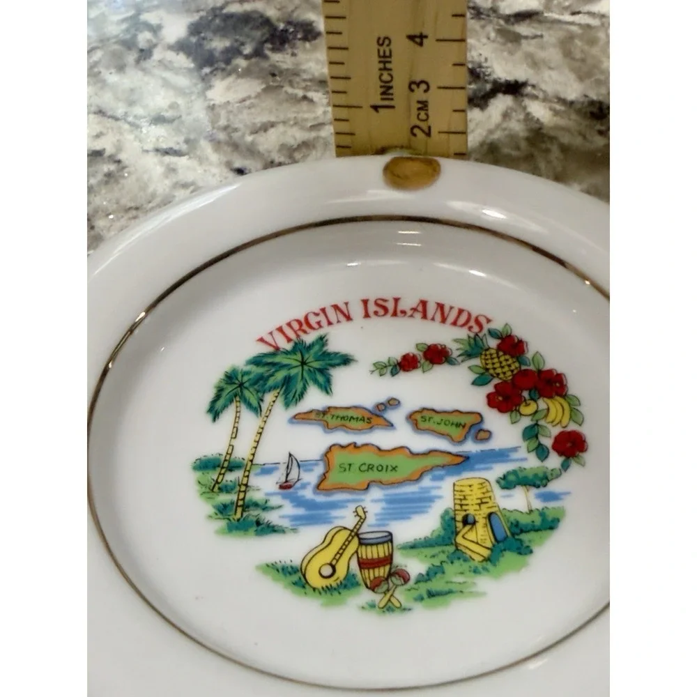 Vintage Ashtray Trader Vics Virgin Islands Tiki Bar Tobacco